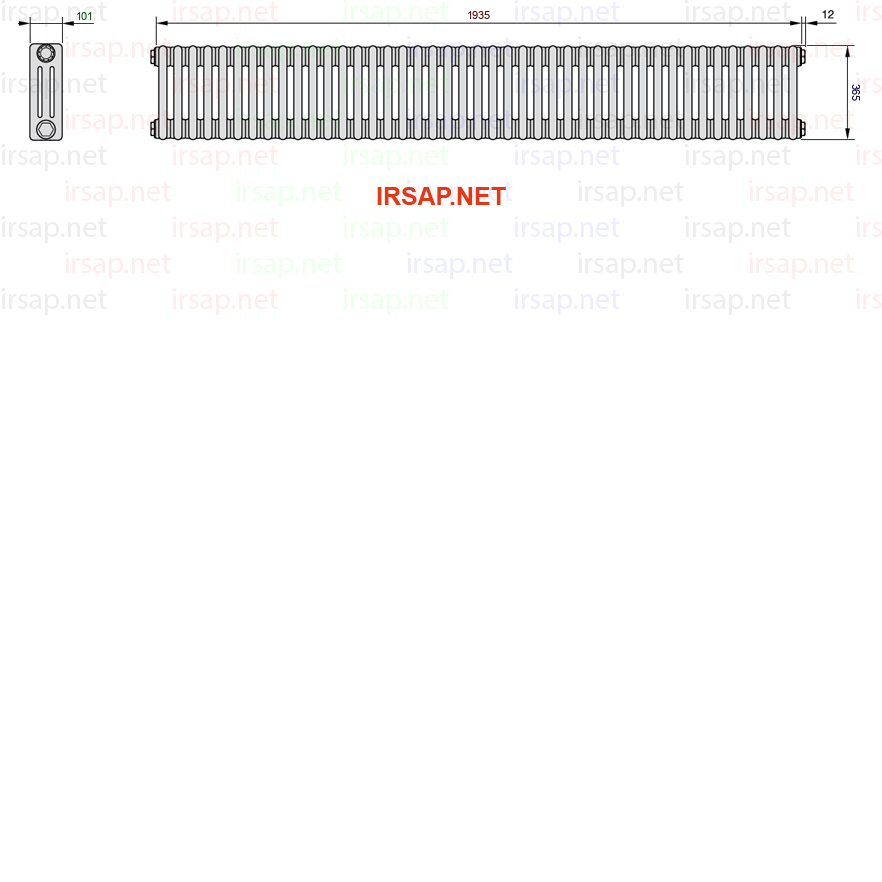 Радиатор IRSAP Tesi 30365/43 T23 CL 01